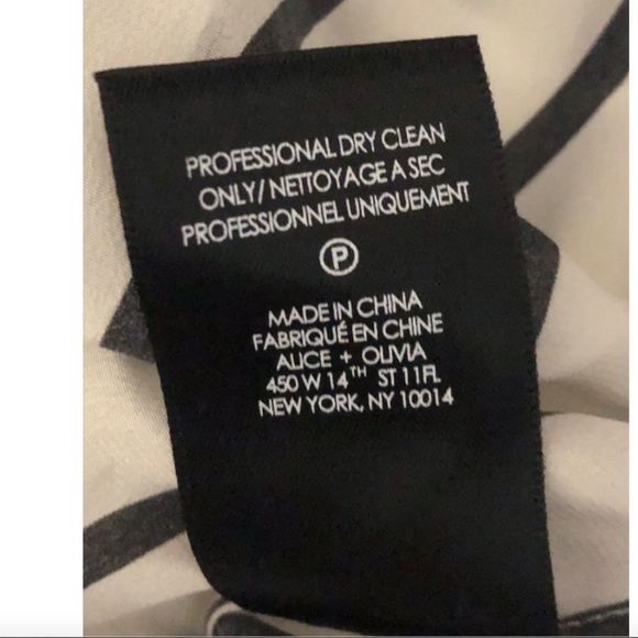 Willa Colorblock Stripe Silk Button-Up Shirt Alice + Olivia - Picture 9 of 12